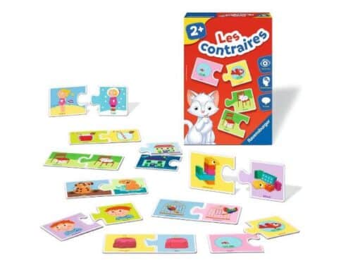 Ravensburger Les Contraires | Puzzle Éducatif 2+ ans | Maroc