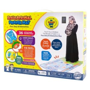 Tapis de Prière Éducatif Interactif My Salah Mat - Apprendre la Prière aux Enfants en 15 Langues