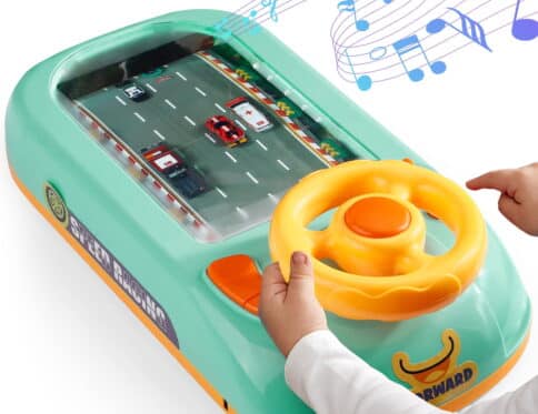 Simulateur de Course Musical Speed Racing – Jeu de Conduite Interactif avec Volant et Effets Sonores