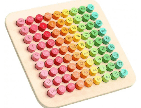 Table de Multiplication Montessori en Bois